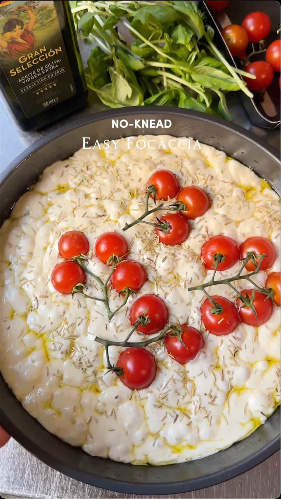 No-Fuss, No-Knead Focaccia