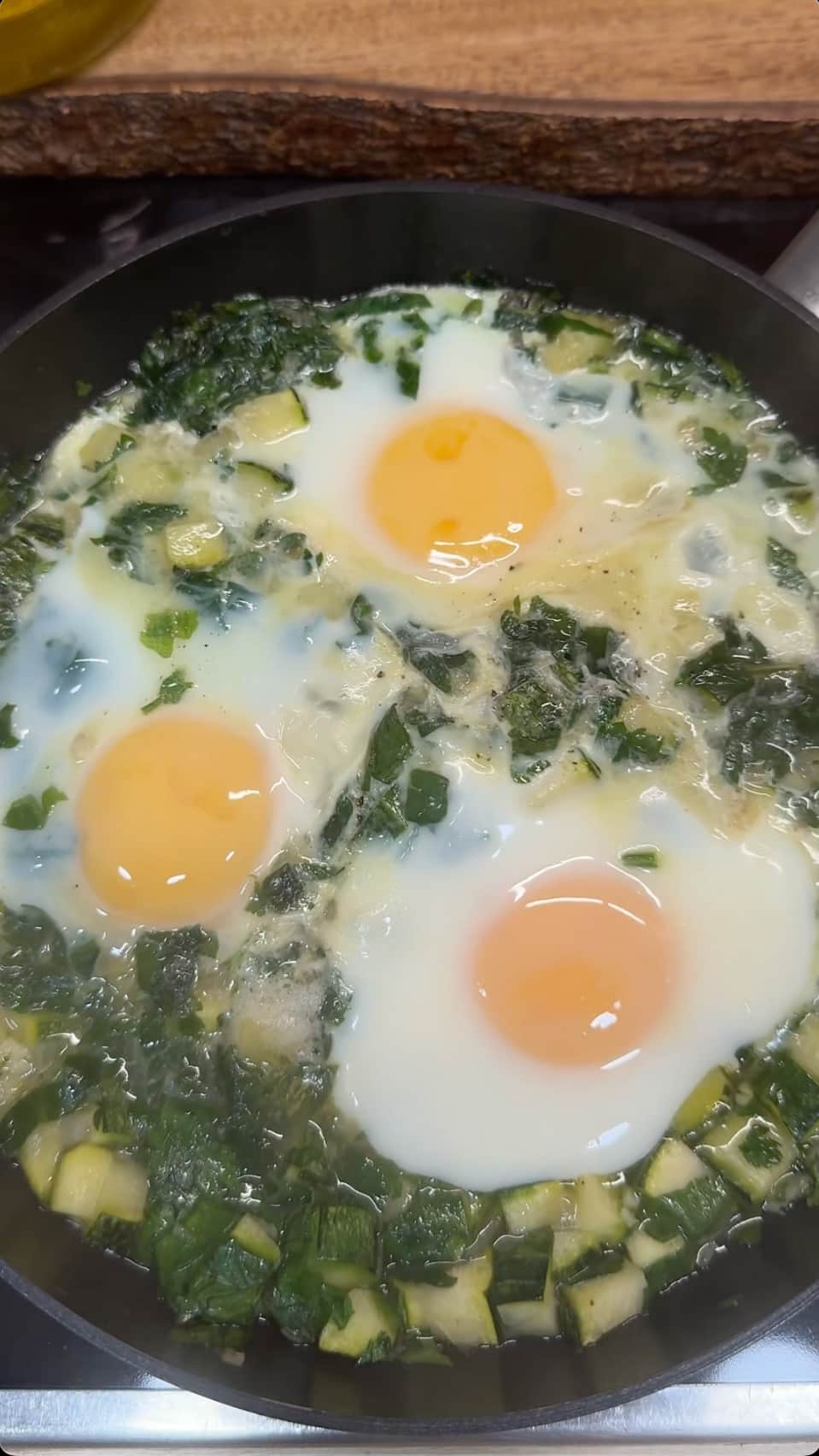Green Shakshuka With Feta Recipe