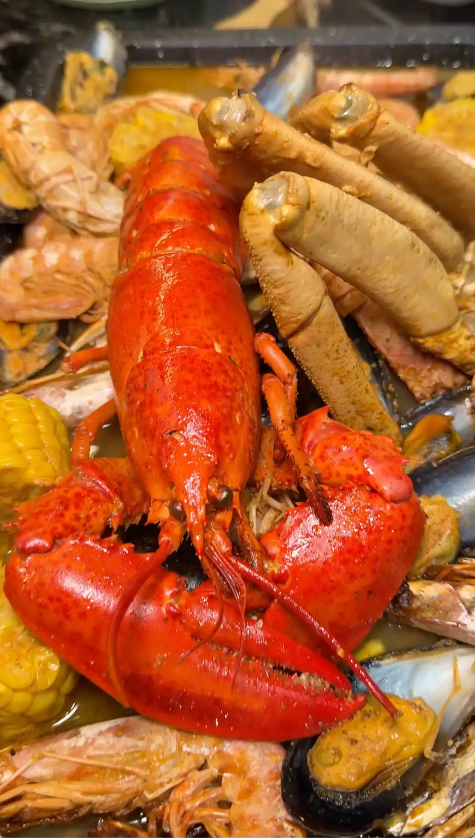 Creamy Baked Seafood Medley