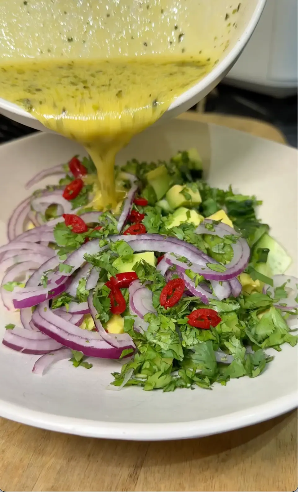 Fresh Avocado Cucumber Salad