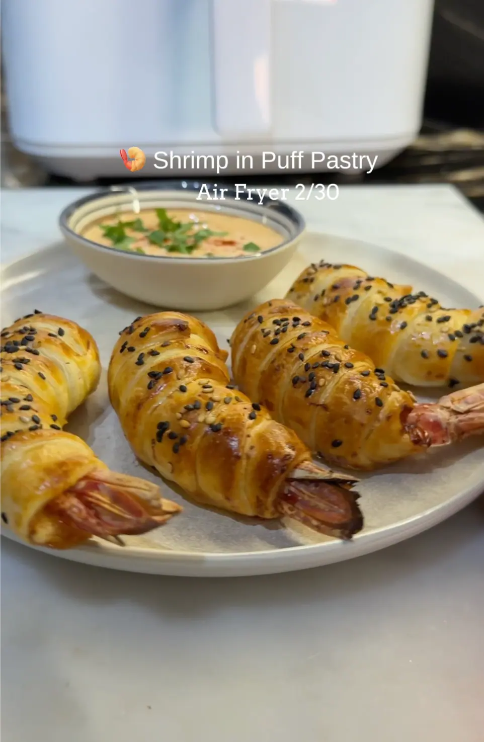 Shrimp in Puff Pastry