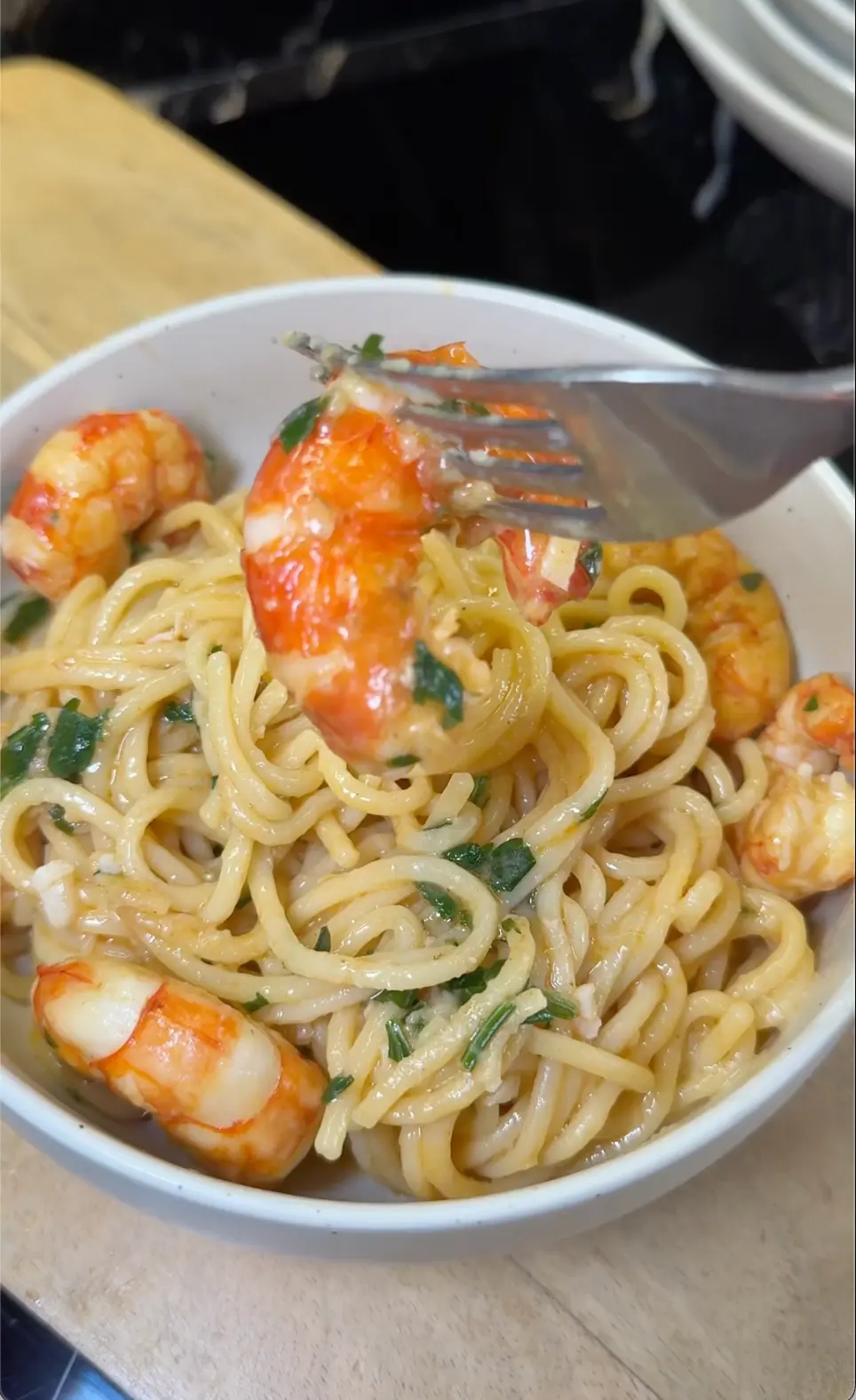 Garlic Butter Shrimp Pasta