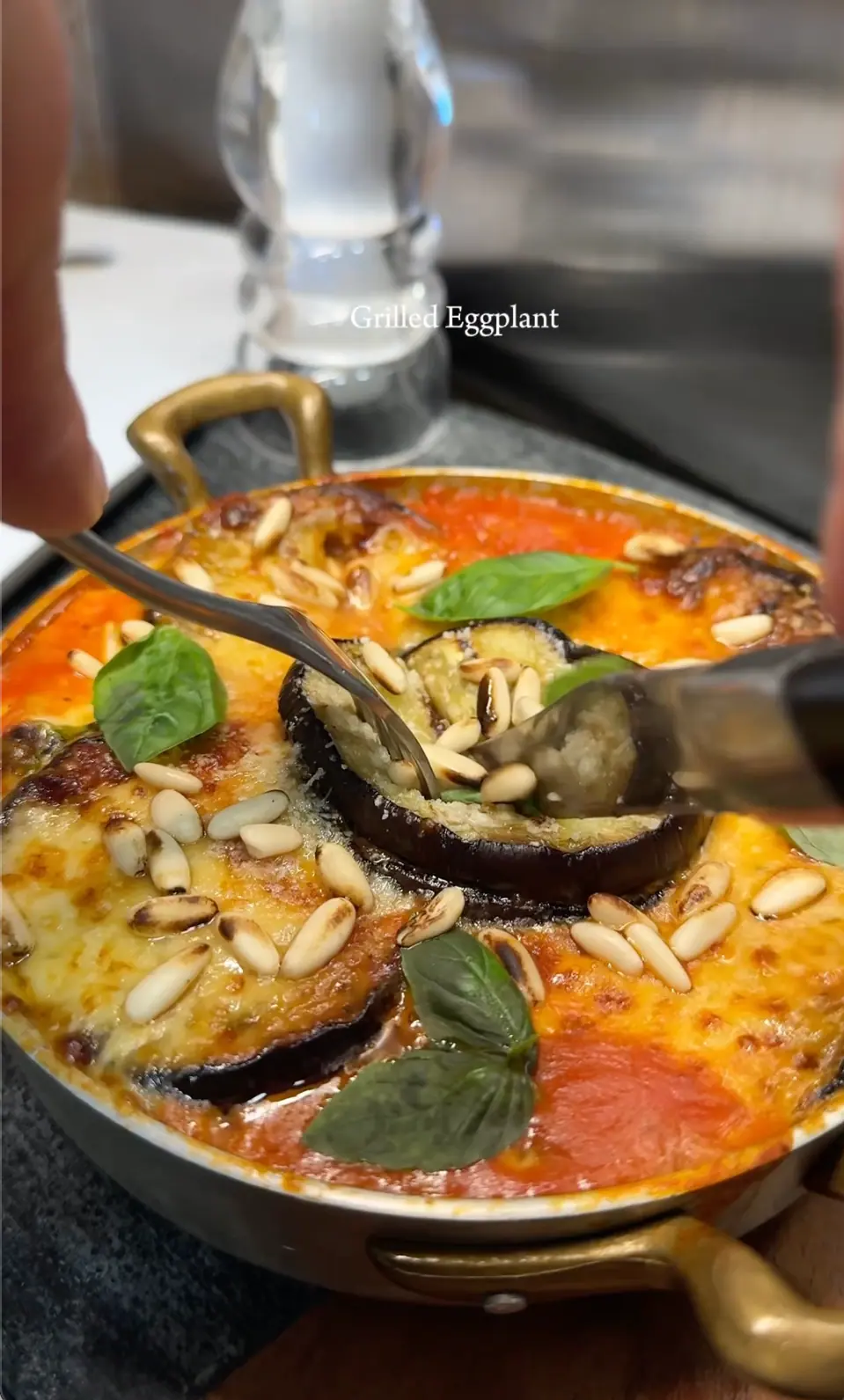 Grilled Eggplant with Mozzarella