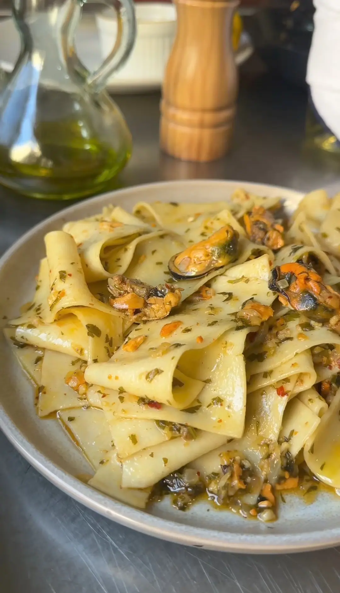 Smoked Mussel Pasta
