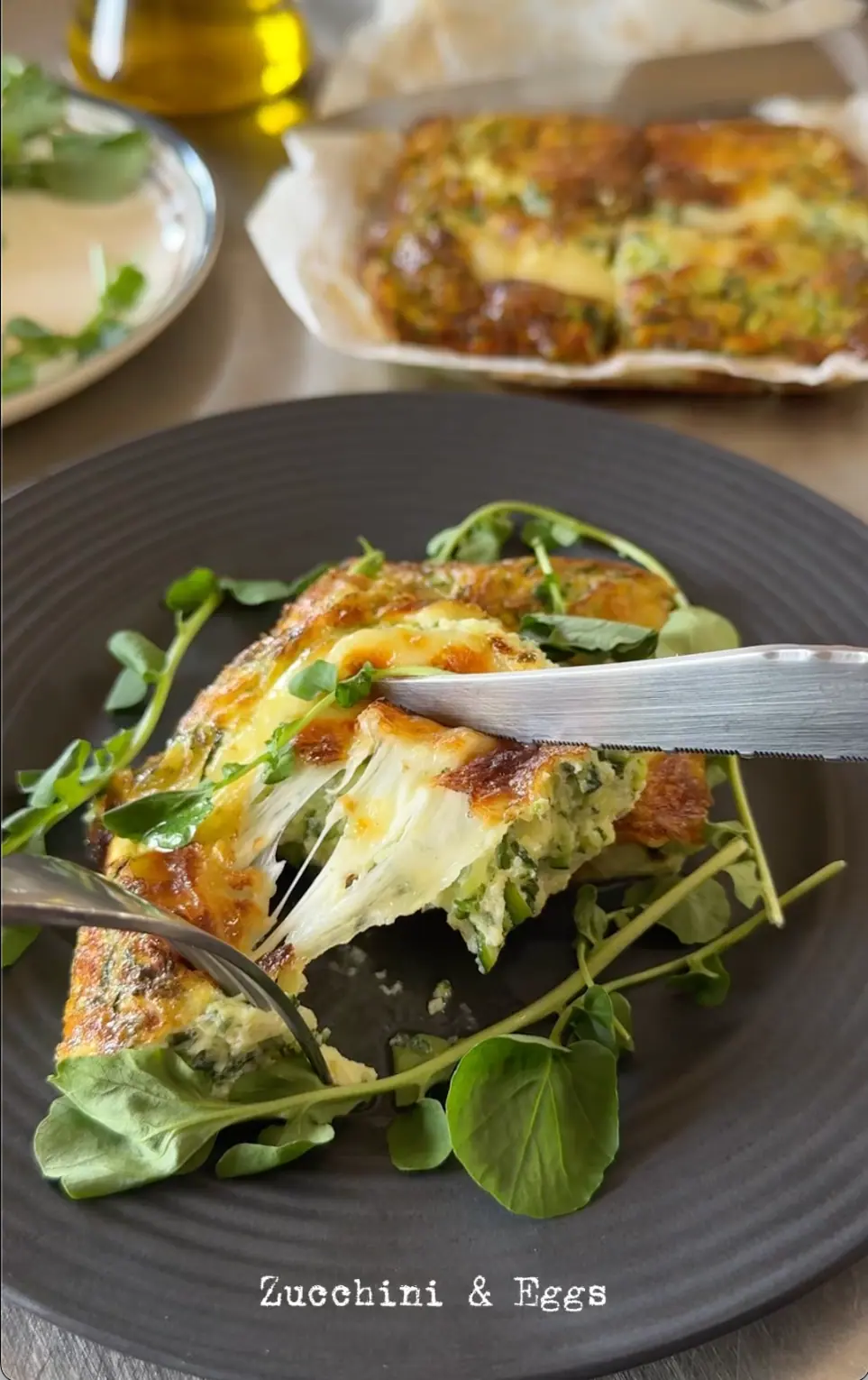My healthy breakfast Zucchini Egg Bake