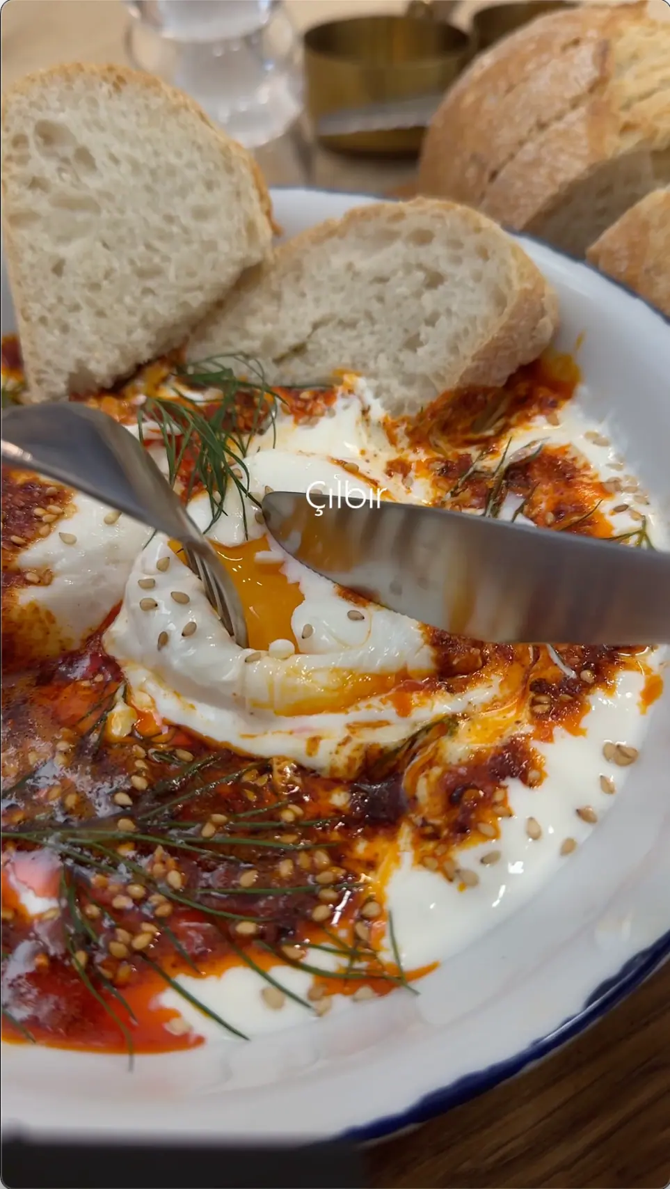 Turkish Eggs (Cilbir)