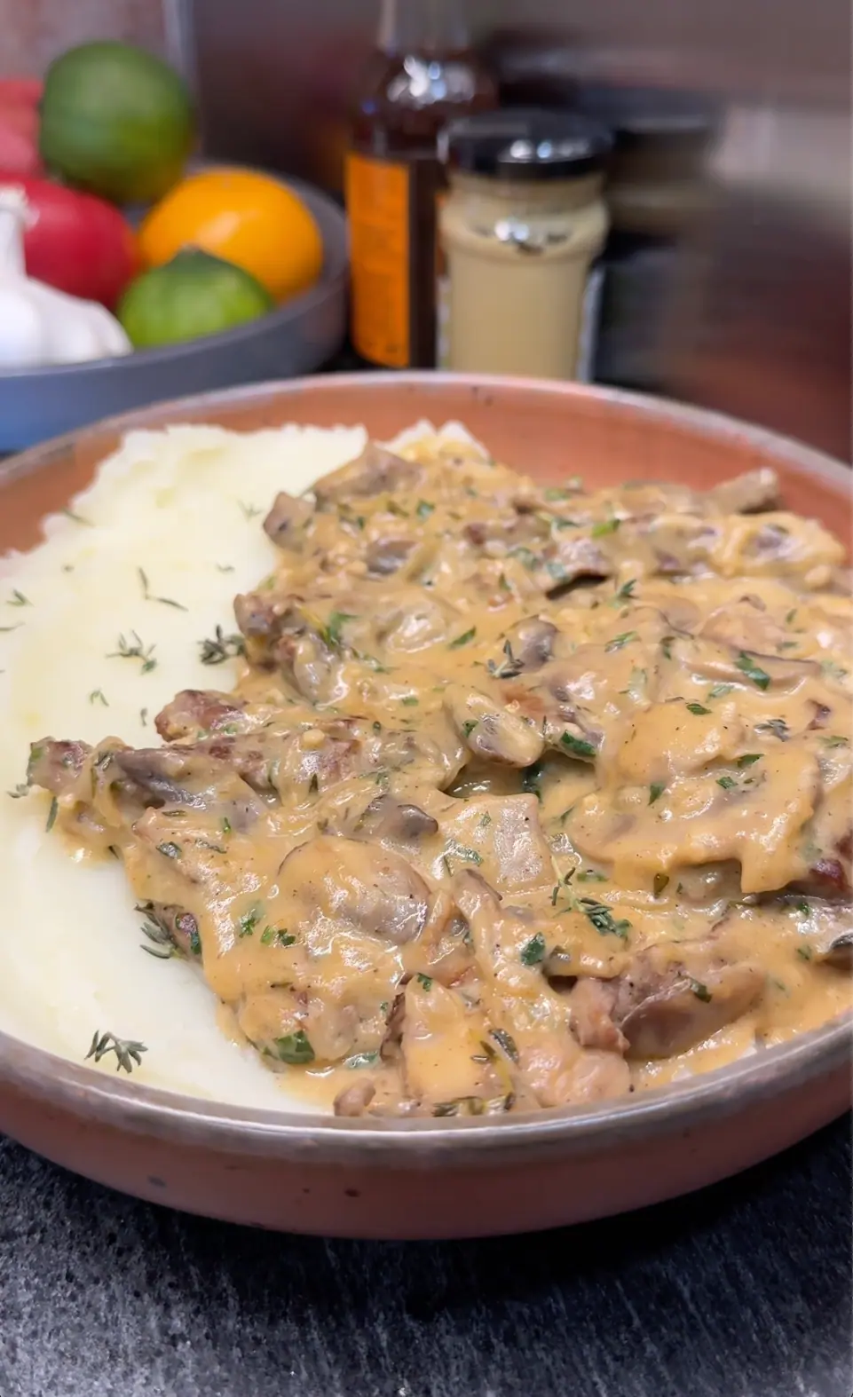 Beef Stroganoff