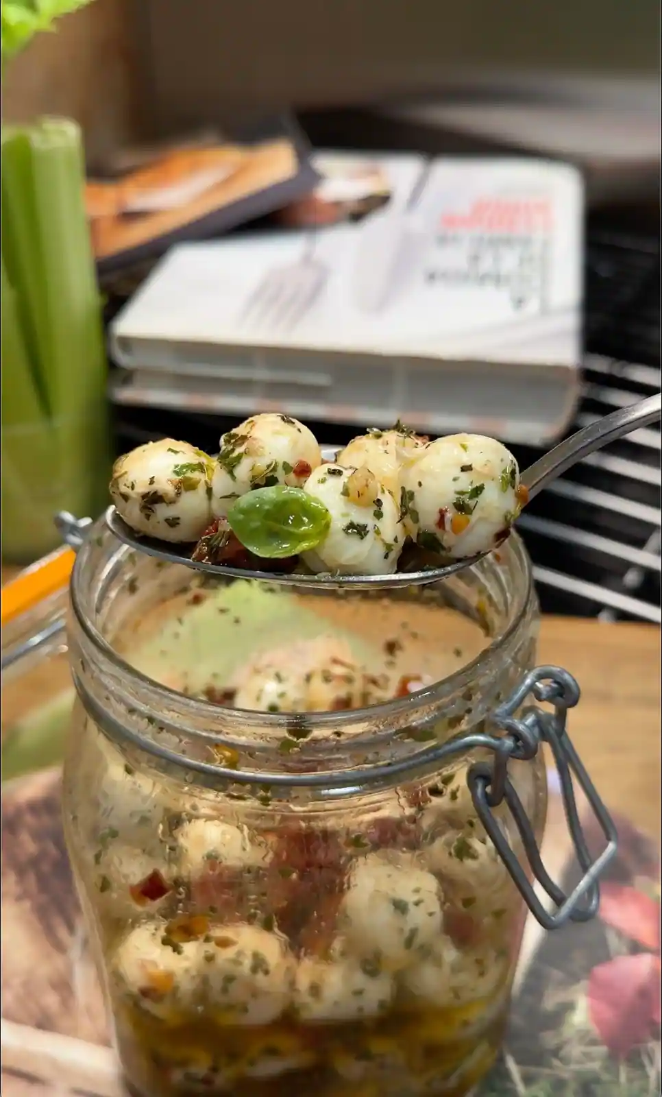 Perfect Marinated Tomatoes cherry with Mozzarella balls