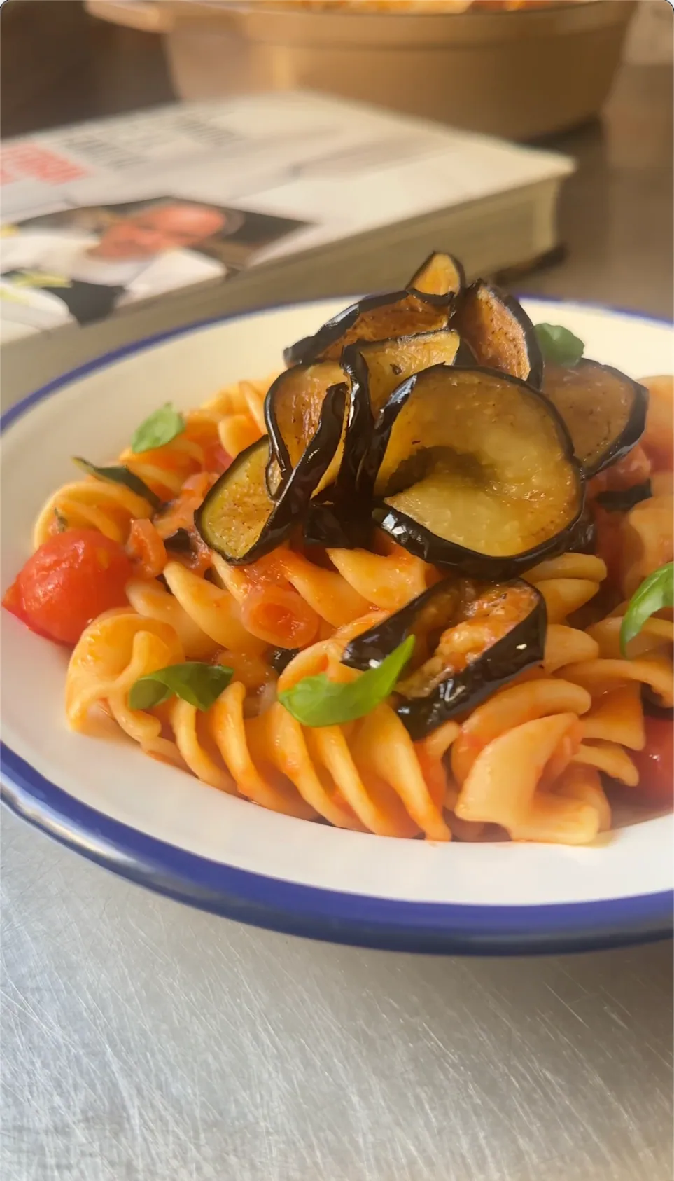 vegan eggplant pasta