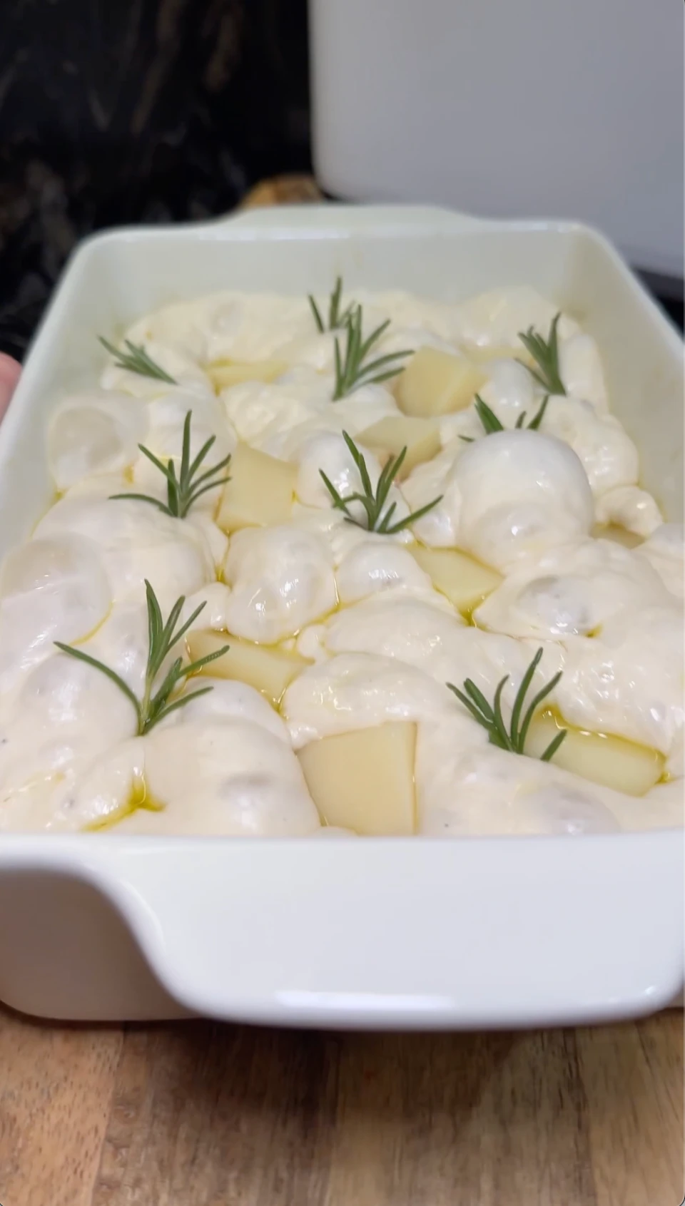 Easy No-Knead Focaccia with Comte Cheese and Rosemary