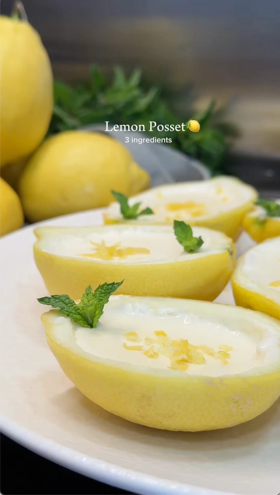 3-Ingredient Lemon Posset