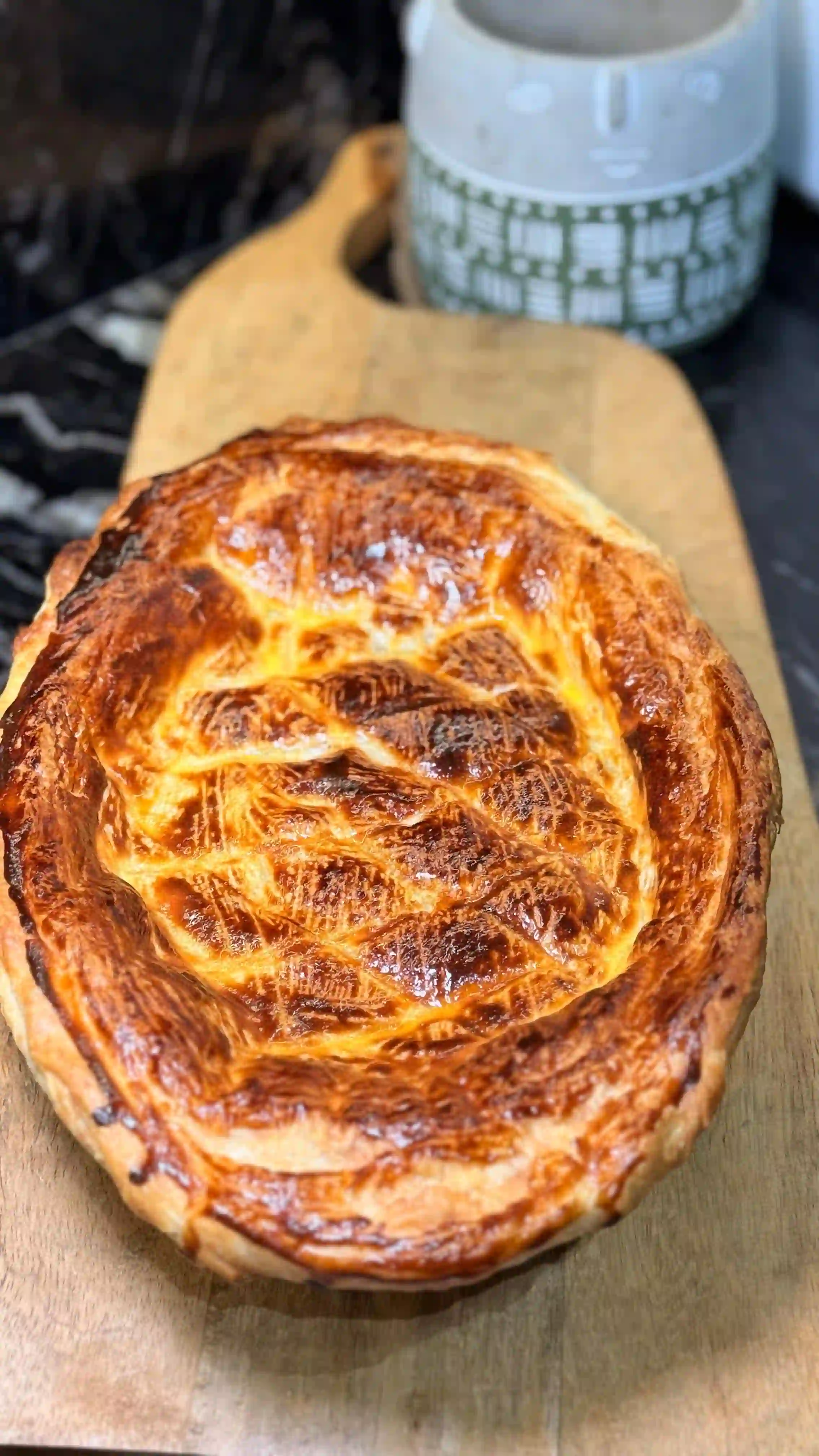 Creamy Salmon Pie with Puff Pastry