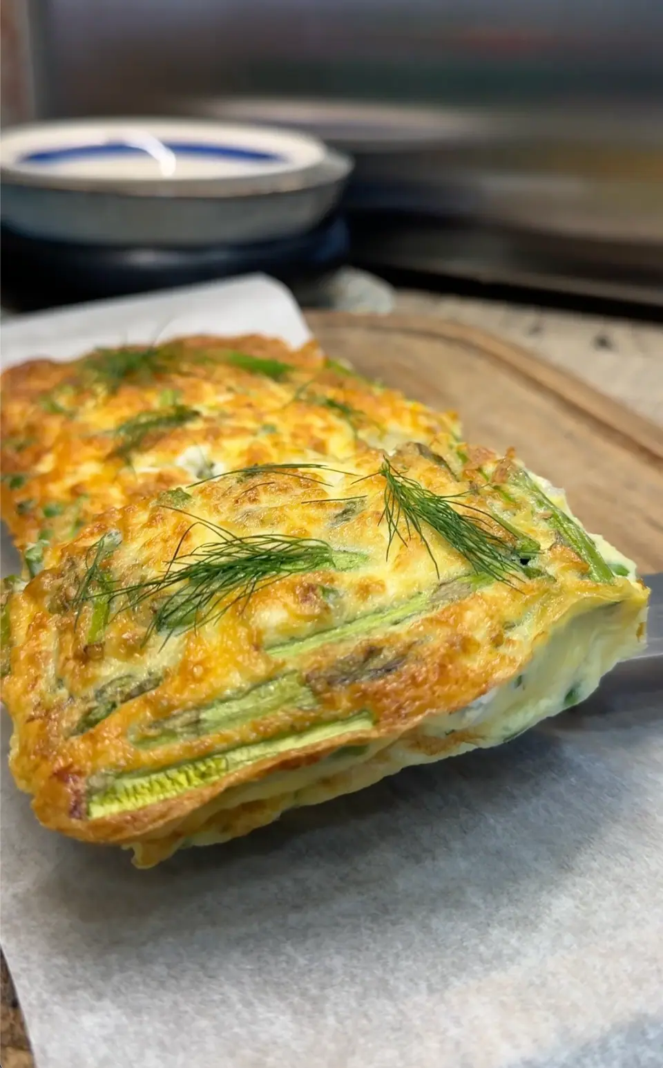 Asparagus and Pea Frittata
