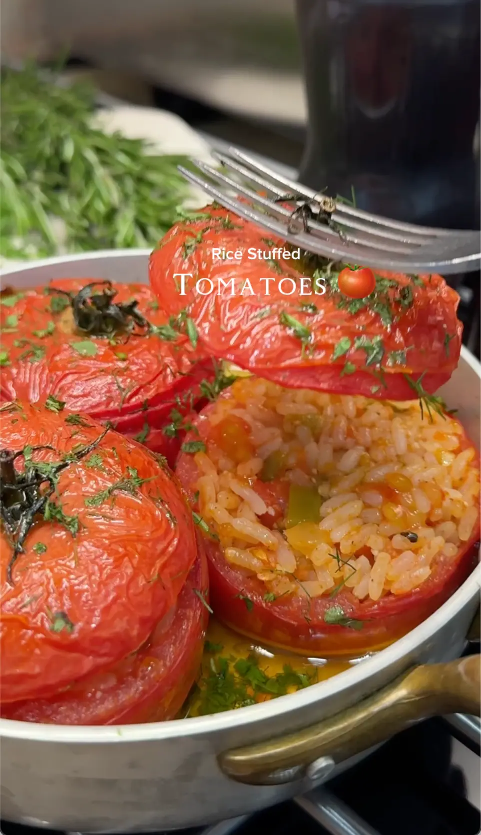 Rice Stuffed Tomatoes