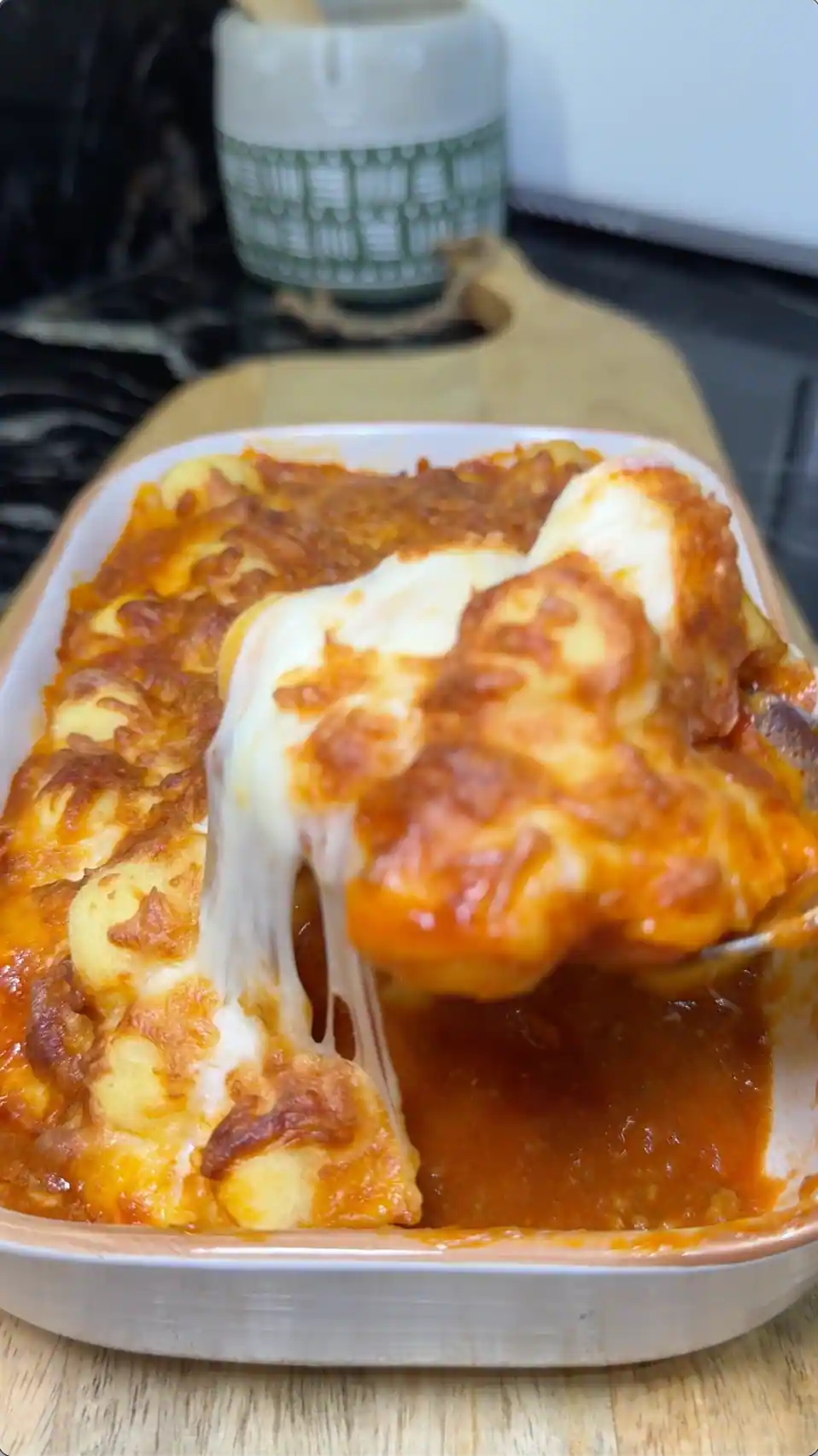 Baked Gnocchi with Meat Sauce