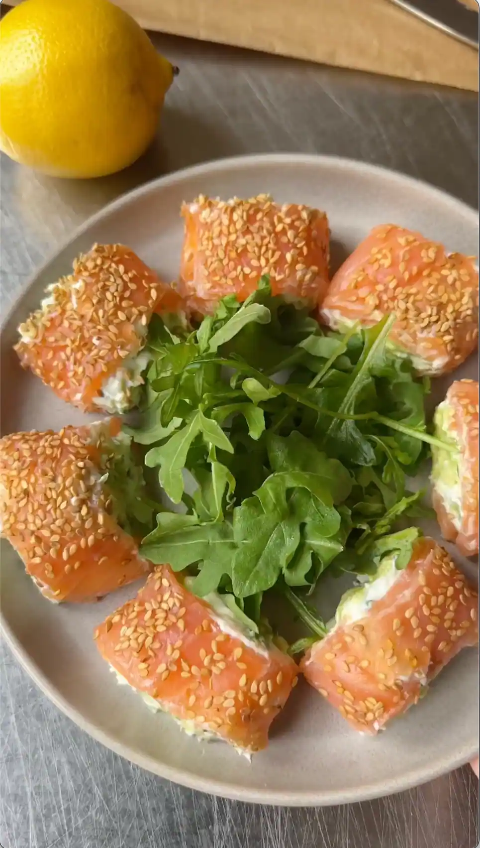 Smoked Salmon Roll Ups