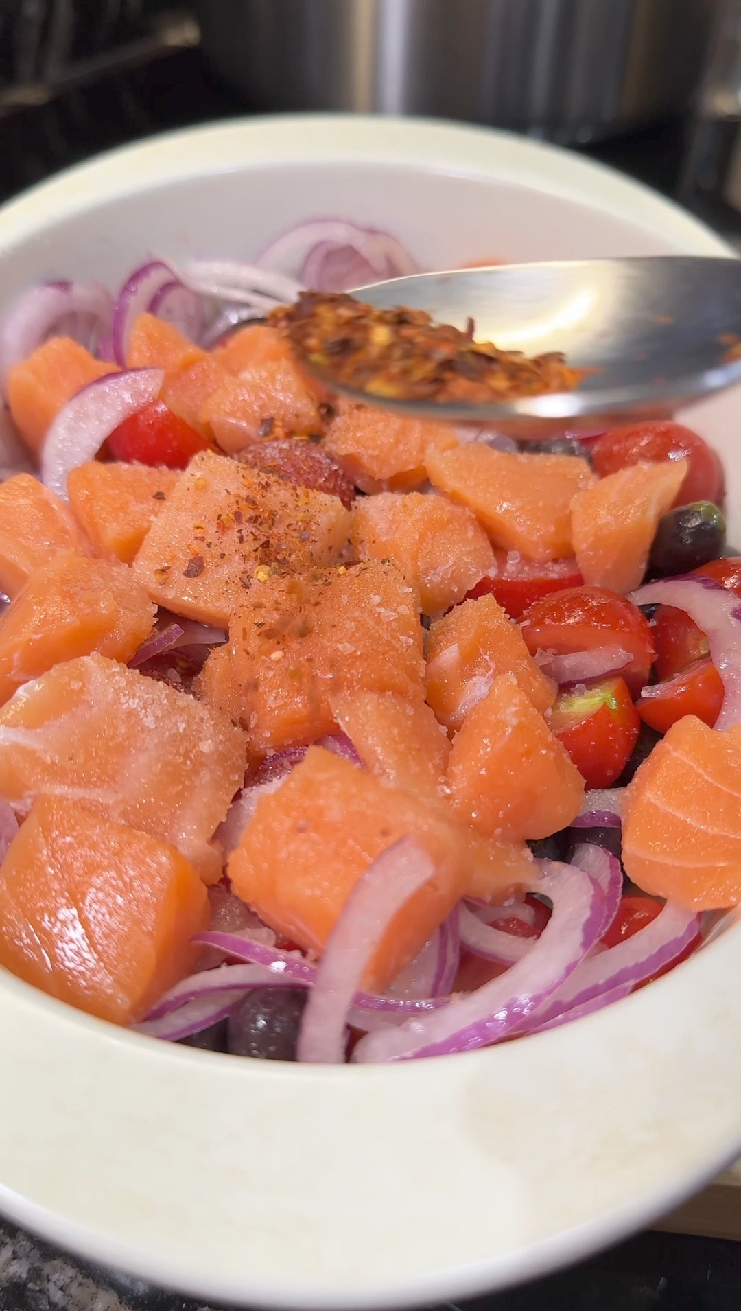 Mediterranean Baked Salmon